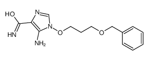 5-amino-1-(3-phenylmethoxypropoxy)imidazole-4-carboxamide