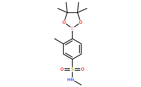 2-甲基-4-(N-甲基磺酰基)苯硼酸频那醇酯