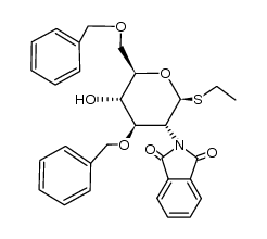 Ethyl 2-Deoxy-2-(1,3-dihydro-1,3-dioxo-2H-isoindol-2-yl)-3,6-bis-O-(phenylmethyl)-1-thio-β-D-glucopyranoside