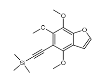 4,6,7-trimethoxy-5-[2-(trimethylsilyl)-1-ethynyl]benzofuran