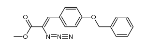 methyl α-azido-4-(benzyloxy)cinnamate