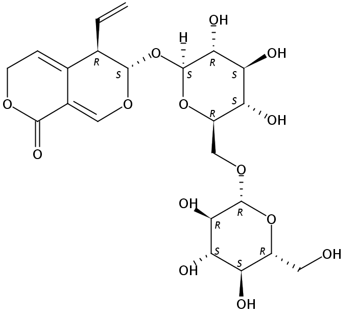 6-O-β-D-葡萄糖基龙胆苦苷对照品(标准品) | 115713-06-9