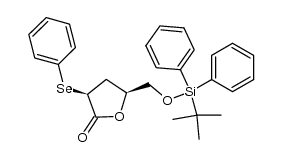 5-O-(tert-butyldiphenylsilyl)-3-deoxy-2-Se-phenyl-2-seleno-D-threo-pentonic acid γ-lactone