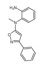 phenyl-3 N-methyl N-(amino-2 phenyl)amino-5 isoxazole