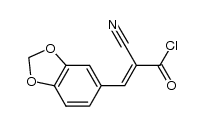 (E)-3-(benzo[d][1,3]dioxol-5-yl)-2-cyanoacryloyl chloride