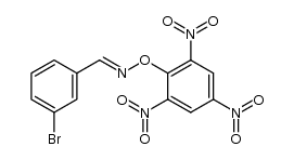 苯(甲)醛,  3-溴-,   O-(2,4,6-三硝基苯基)肟, (E)-