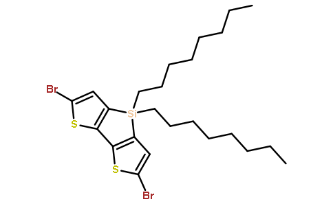 5,5'-二溴-3,3'-二辛基硅烷亚基-2,2'-联噻吩