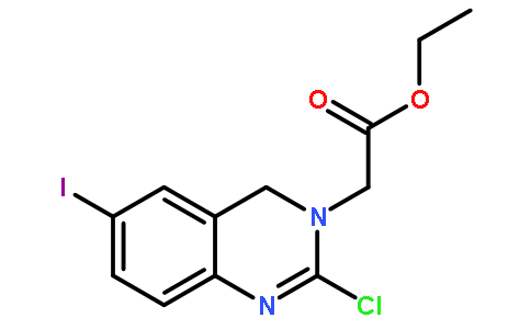 2-(2-氯-6-碘喹唑啉-3(4h)-基)乙酸乙酯