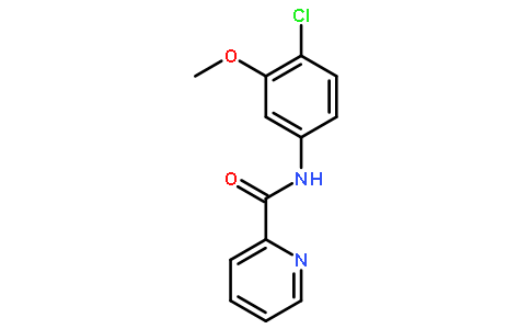 N-(4-氯-3-甲氧基苯基)-2-吡啶甲酰胺