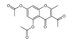 3-Acetyl-5,7-bis(acetyloxy)-2-methyl-4H-1-benzopyran-4-one