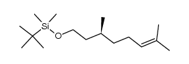 (S)-tert-butyl ((3,7-dimethyloct-6-en-1-yl)oxy)dimethylsilane