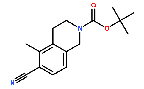 6-氰基-5-甲基-3,4-二氢异喹啉-2(1h)-羧酸叔丁酯