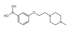 (3-(2-(4-甲基哌嗪-1-基)乙氧基)苯基)硼酸