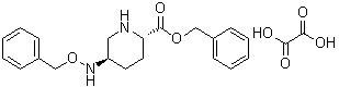 (2S,5R)-5-[(苄基氧基)氨基]哌啶-2-甲酸苄酯乙二酸盐