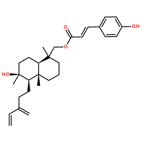 8alpha-羟基赖百当-13(16),14-二烯-19-基对羟基肉桂酸酯对照品(标准品) | 117254-98-5