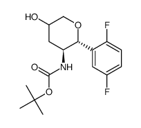 (2xi,5R)-1,5-脱水-3,4-二脱氧-5-C-(2,5-二氟苯基)-4-[[叔丁氧羰基]氨基]-D-甘油型戊糖醇