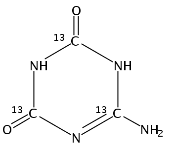三聚氰酸一酰胺 同位素-13C3