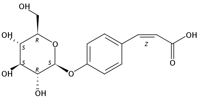 顺式-香豆酸-4-葡萄糖苷对照品(标准品) | 117405-48-8