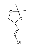 N-[[(4S)-2,2-dimethyl-1,3-dioxolan-4-yl]methylidene]hydroxylamine