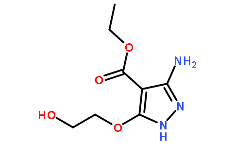 3 -氨基- 5-（2-羟乙氧基）-1H -吡唑-4-羧酸乙酯