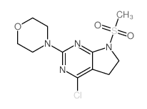 4-氯-6,7-二氢-7-(甲基磺酰基)-2-(4-吗啉)-5H-吡咯并[2,3-d]嘧啶