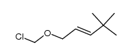 chloromethyl 4,4-dimethyl-2-penten-1-yl ether