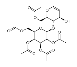 penta-O-acetyl-1,5-anhydro-2-deoxy-3-hydroxy-4-O-β-galactopyranosyl-D-arabinohex-1-enitol