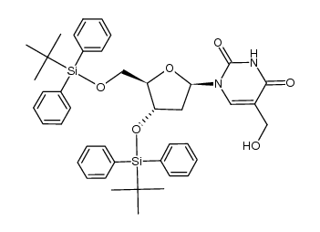 3',5'-di-O-(tert-butyldiphenyl)silyl-α-hydroxythymidine