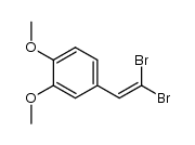 2,2-dibromo-1-(3',4'-dimethoxyphenyl)ethene