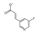 (E)-3-(5-fluoropyridin-3-yl)prop-2-enoate