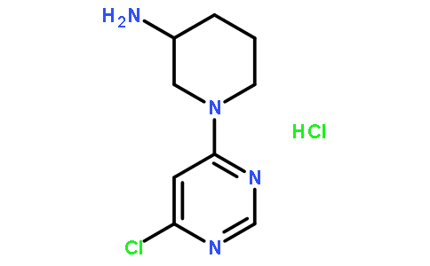 1-（6-氯-4-嘧啶基）-3-哌啶胺盐酸盐