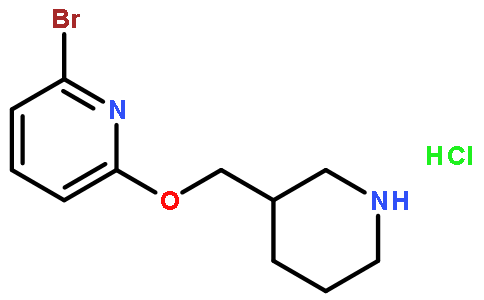2-溴-6-(3-哌啶基甲氧基)吡啶盐酸盐
