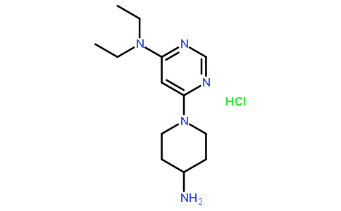6-（4-氨基-1-哌啶基）-N,N-二乙基-4-嘧啶胺盐酸盐