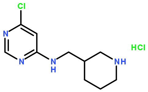 6-氯-N-（3-哌啶基甲基）-4-嘧啶胺盐酸盐