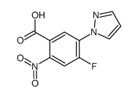 2-硝基-4-氟-5-(1-吡唑基)苯甲酸