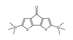 4H-Cyclopenta[2,1-b:3,4-b']dithiophen-4-one, 2,6-bis(trimethylsilyl)-