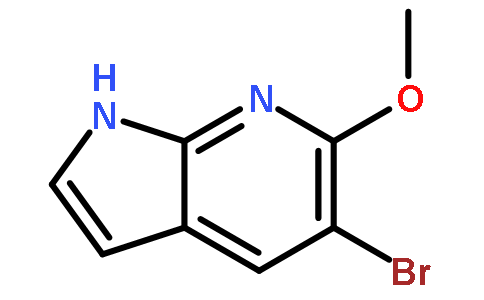 5-溴-6-甲氧基-1H-吡咯并[2,3-b]吡啶