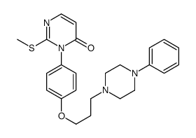 2-methylsulfanyl-3-[4-[3-(4-phenylpiperazin-1-yl)propoxy]phenyl]pyrimidin-4-one