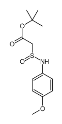 tert-butyl 2-(4-methoxyphenyl)sulfinamoylacetate