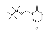 1-(tert-butyldimethylsilyloxy)methyl-5-chloro-2(1H)-pyrimidinone