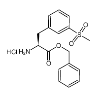 3-(甲基磺酰基)-L-苯丙氨酸苄酯盐酸盐