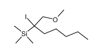 2-iodo-1-methoxy-2-trimethylsilylheptane