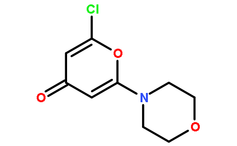 4H-吡喃-4-酮,  2-氯-6-(4-吗啉基)-
