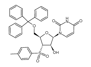 1-(5'-O-trityl-3'-deoxy-3'-toluenesulfonyl-β-D-arabinofuranosyl)uracil