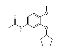 3-cyclopentyloxy-4-methoxyacetanilide