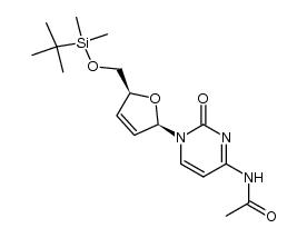 N4-acetyl-5'-O-(tert-butyldimethylsilyl)-2',3'-didehydro-2',3'-dideoxycytidine