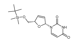 1-((2R,5S)-5-((tert-butyldimethylsilyloxy)methyl)-2,5-dihydrofuran-2-yl)pyrimidine-2,4(1H,3H)-dione