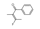 (E)-3-fluoro-2-methyl-1-phenylbut-2-en-1-one