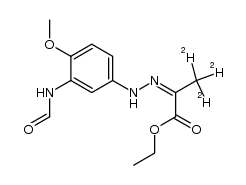 ethyl 2-(2-(3-formamido-4-methoxyphenyl)hydrazono)propanoate-3,3,3-d3