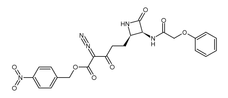 cis-α-diazo-β,4-dioxo-3-[(phenoxyacetyl)amino]-2-azetidinepentanoic acid,(4-nitrophenyl)methyl ester